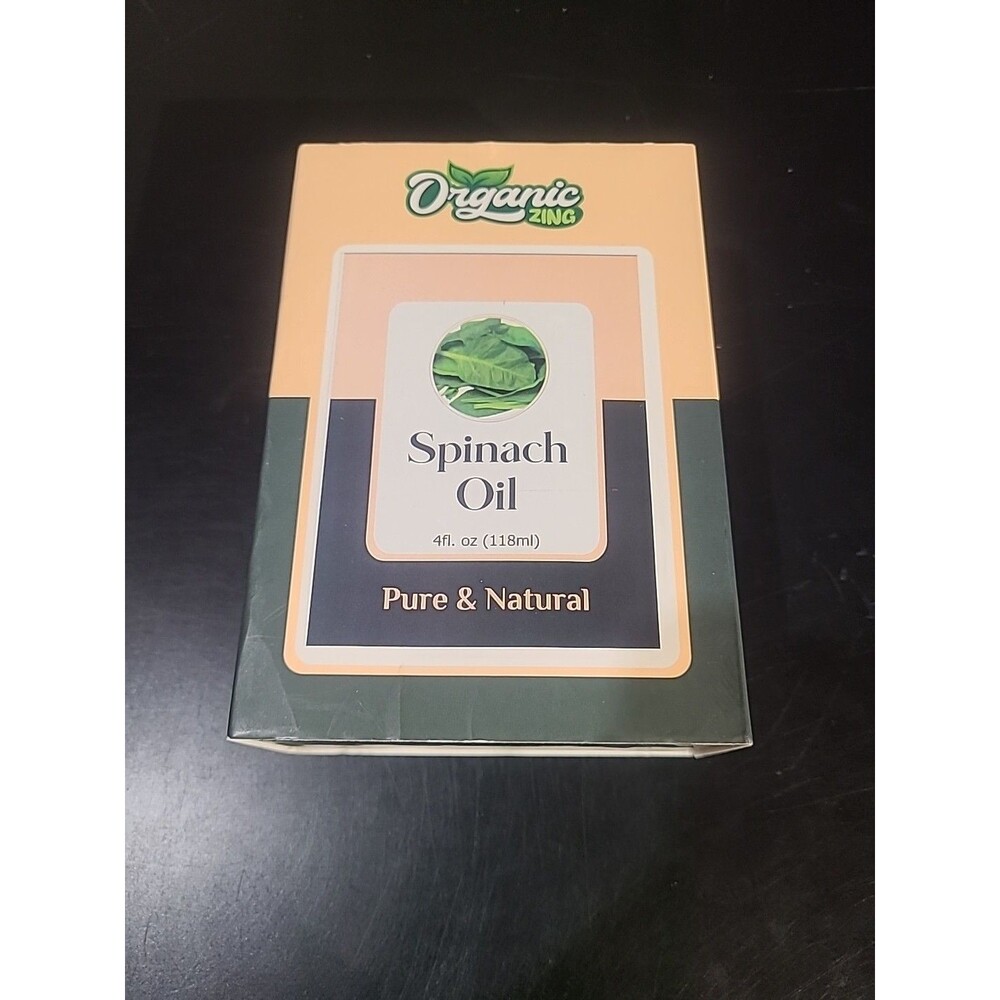 Organic Zing Spinach (Spinacia Oleracea) Oil | Pure & Natural Essential Oil 4 oz